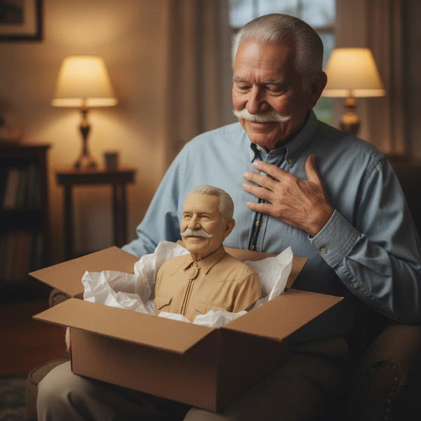 Foto de una persona con su figura 3D personalizada estilo Realista — tresde
