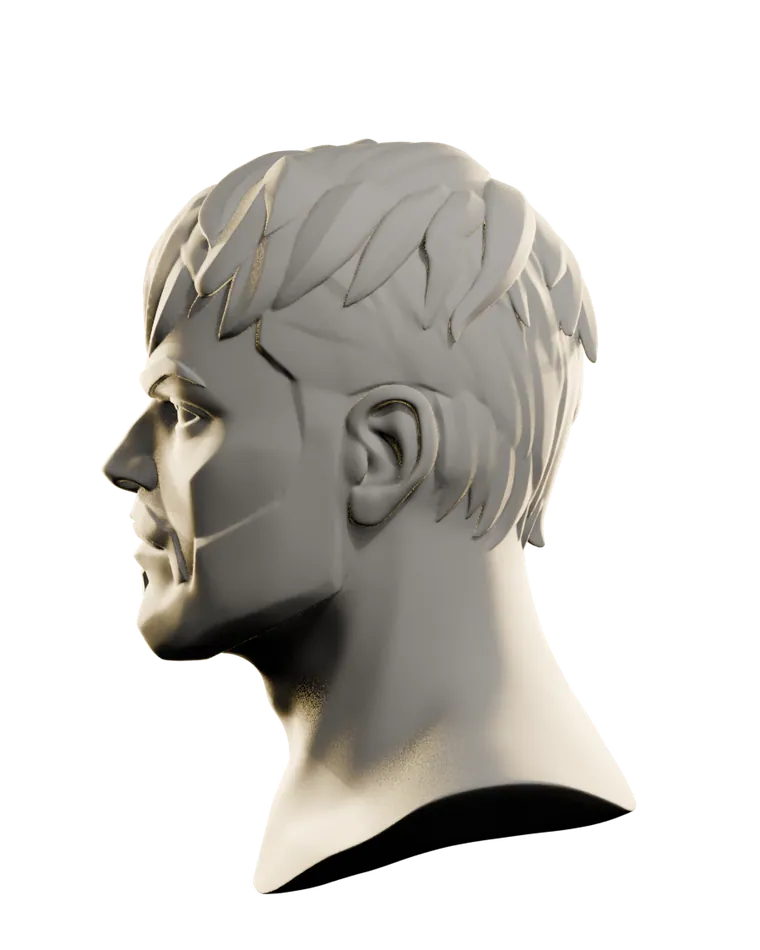 Figura personalizada impresa en 3D girando en 360 grados