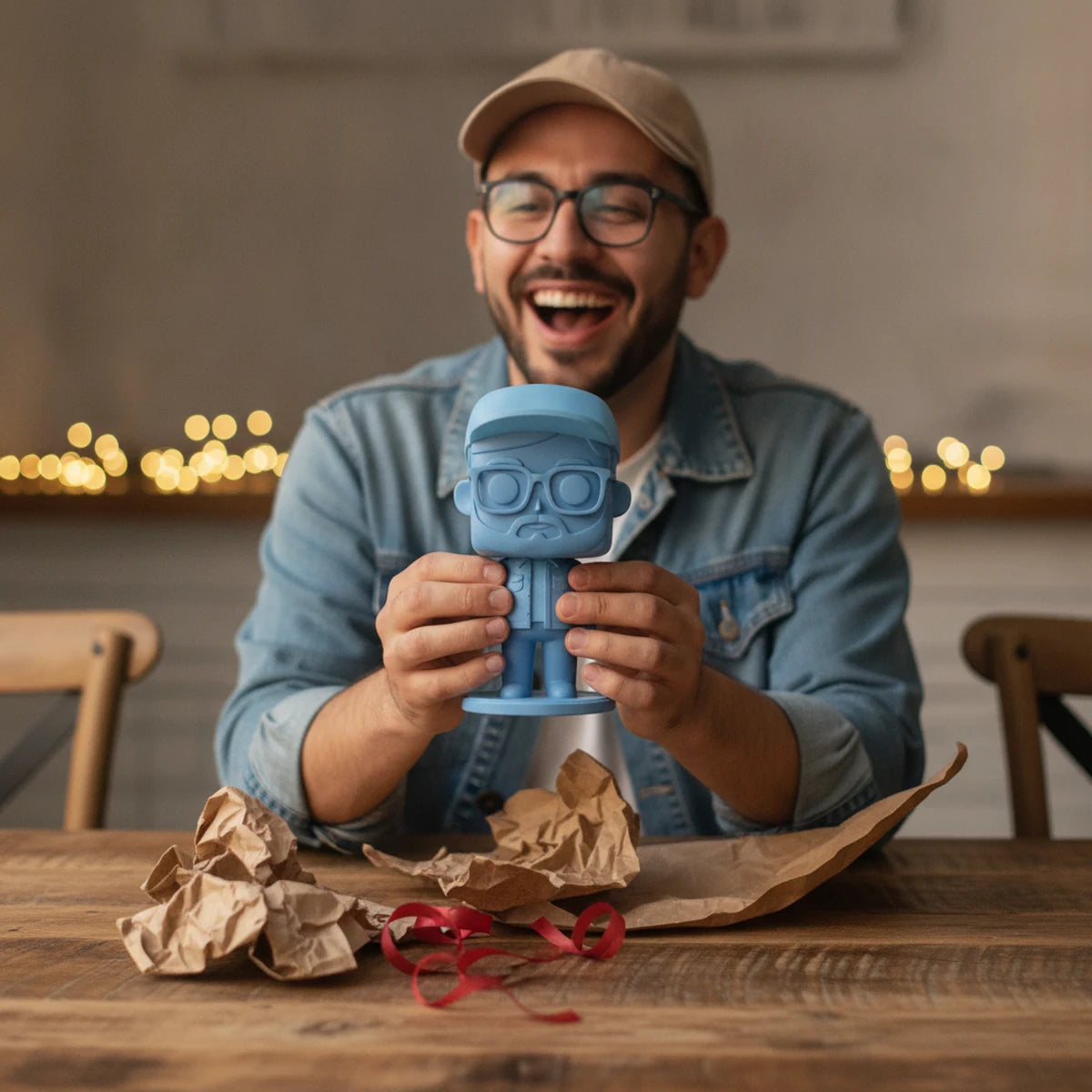 Figura personalizada en estilo Cabezón